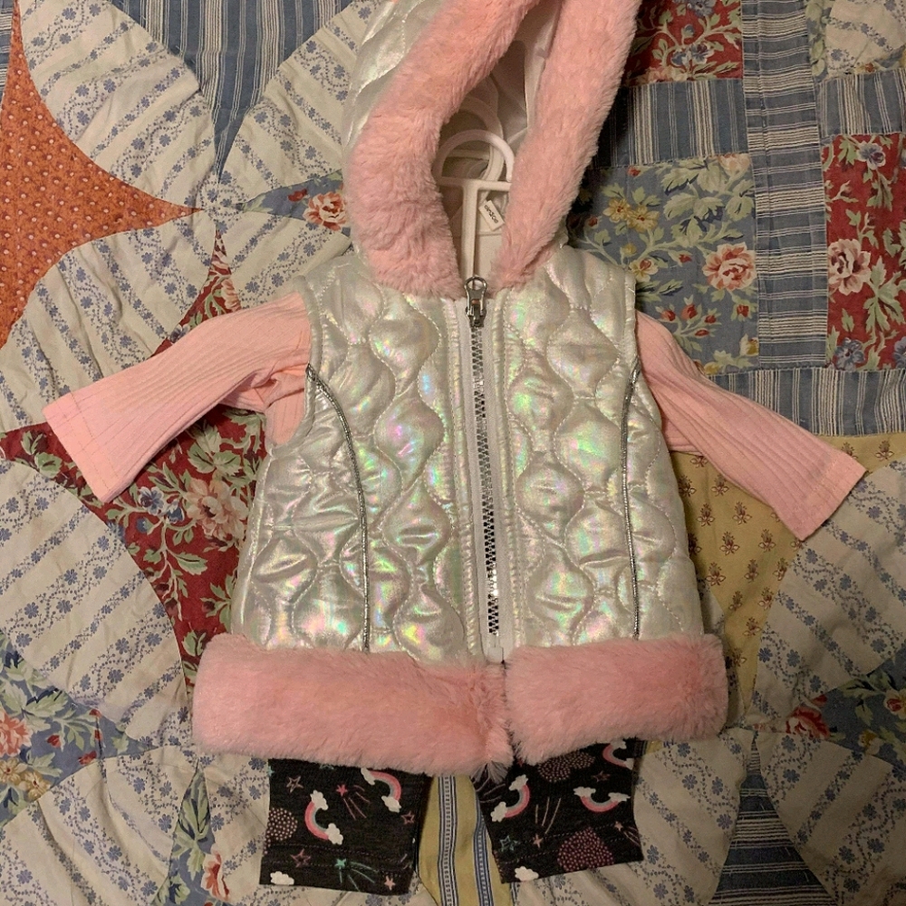 Babygirl unicorn outfit brandnew